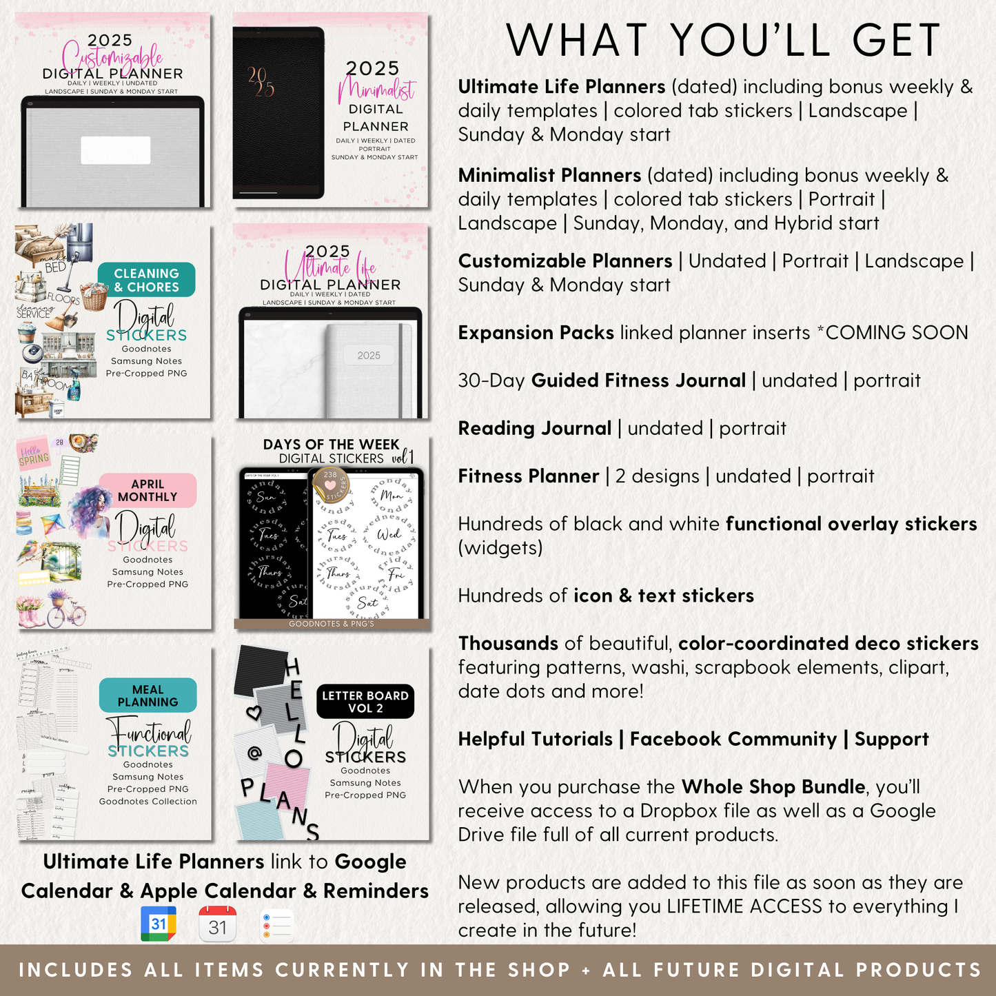 Digital Planner Digital Sticker Bundle